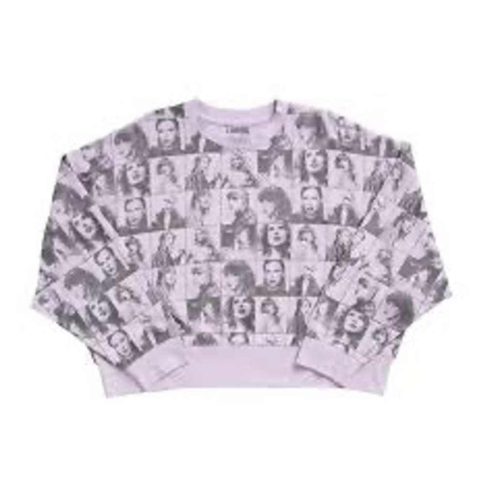 Taylor Swift The Eras Tour Lavender All Over Print Sweatshirt Crewneck Large
